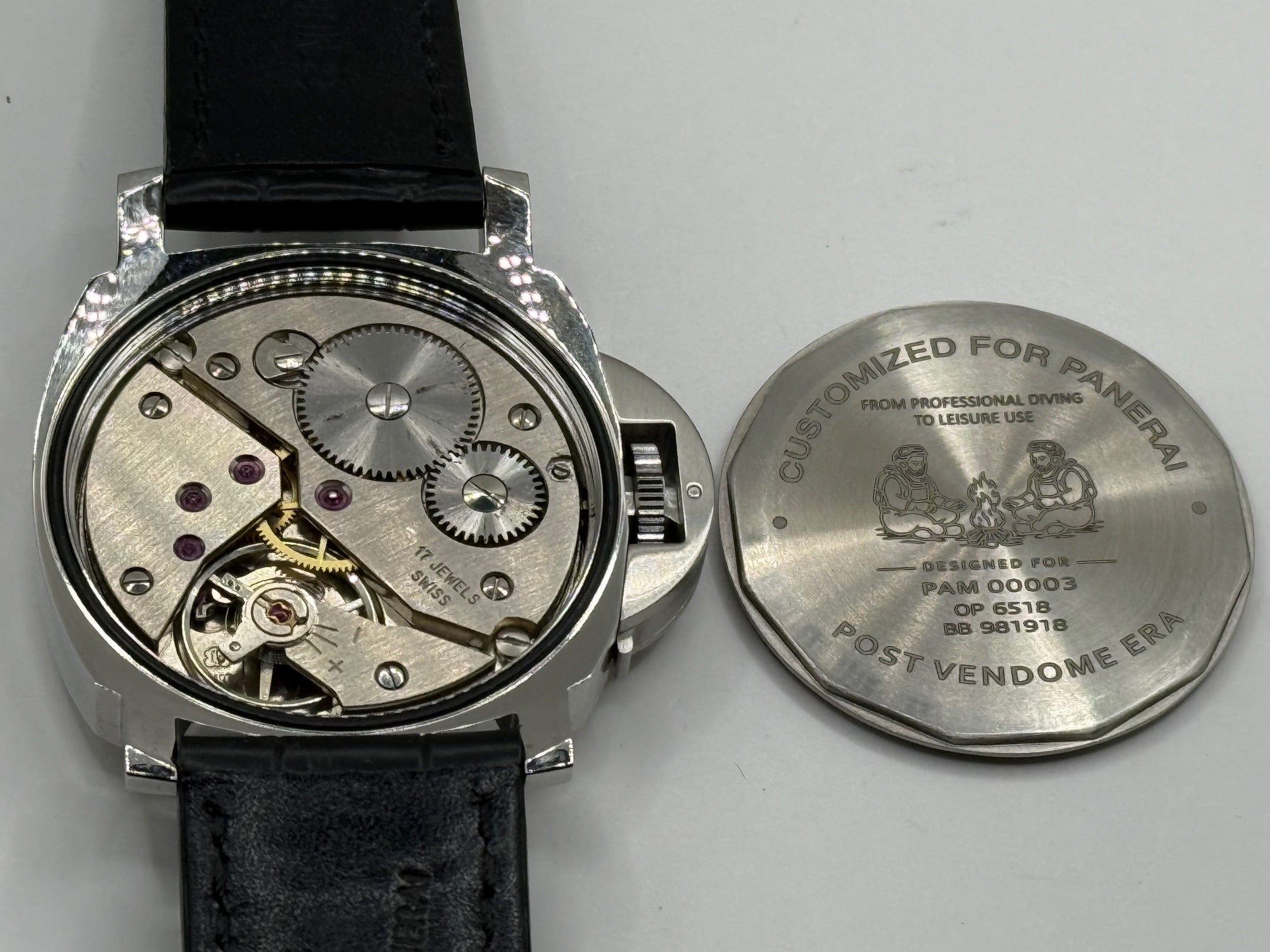 Montre Panerai PAM 00003 Luminor Marina restaurée par des professionnels