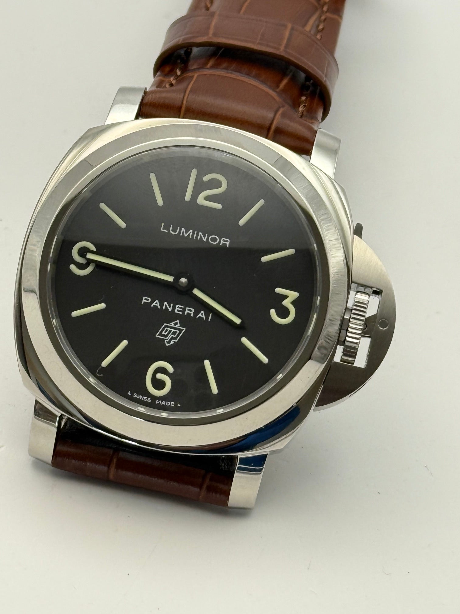 Panerai PAM 01000 Luminor Base Professionally Restored Watch