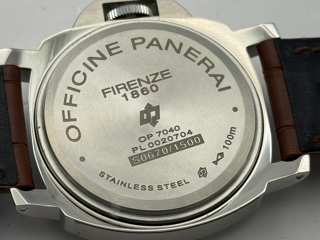 Panerai PAM 01000 Luminor Base Professionally Restored Watch
