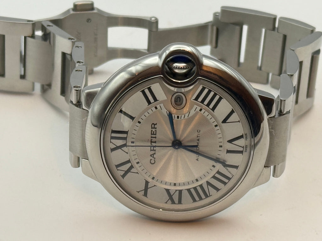 Cartier Ballon Bleu 42 mm W69012Z4 Professionnellement restaurée