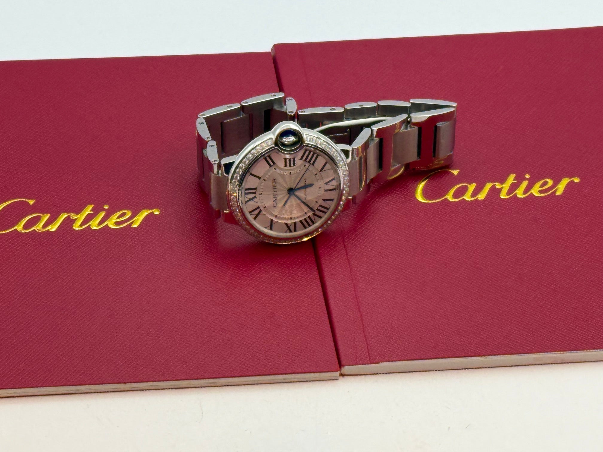 Cartier Ballon Bleu 42 mm W69012Z4 Professionalmente restaurato