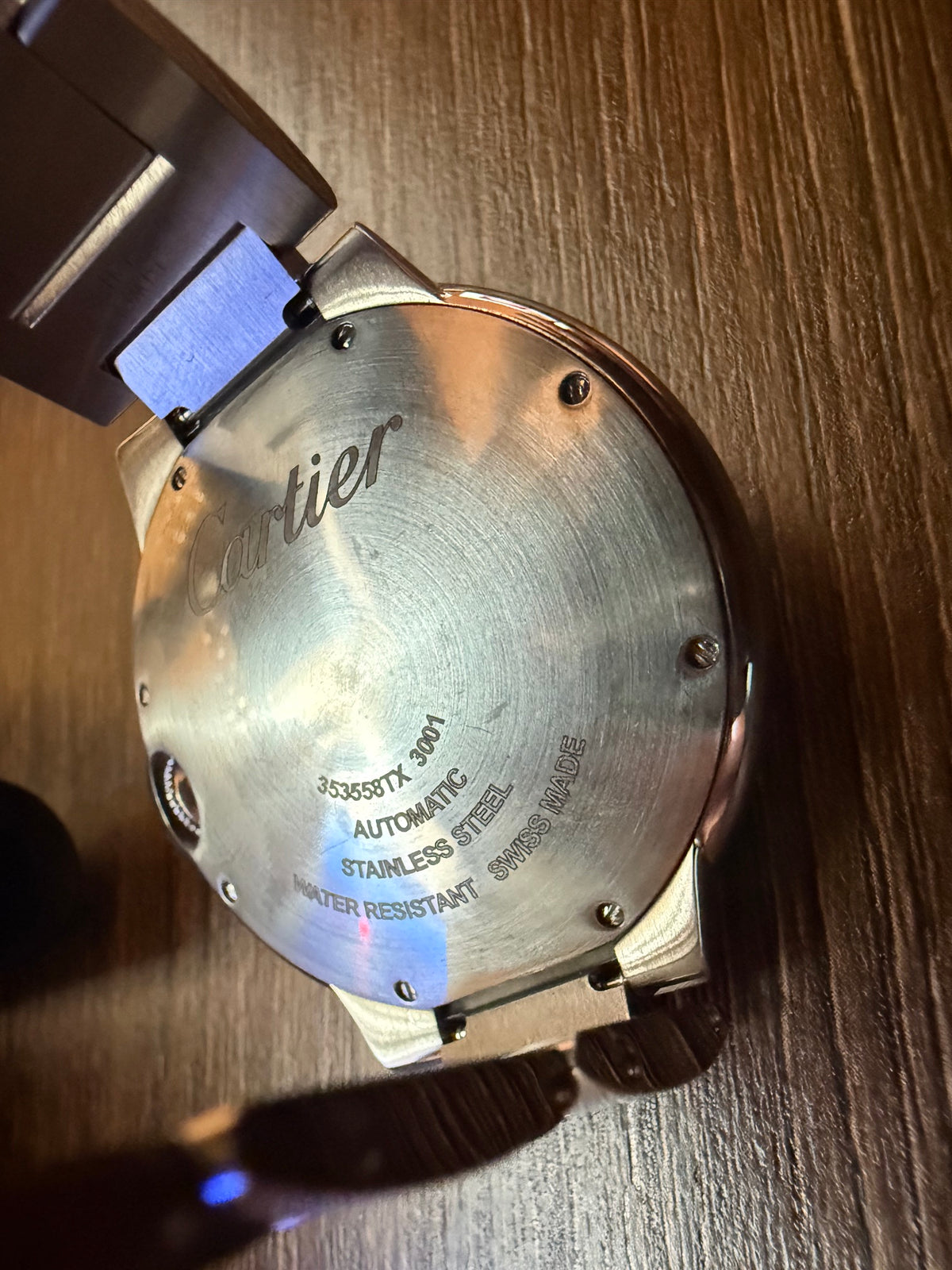Cartier Ballon Bleu 42 mm W69012Z4 Professionnellement restaurée