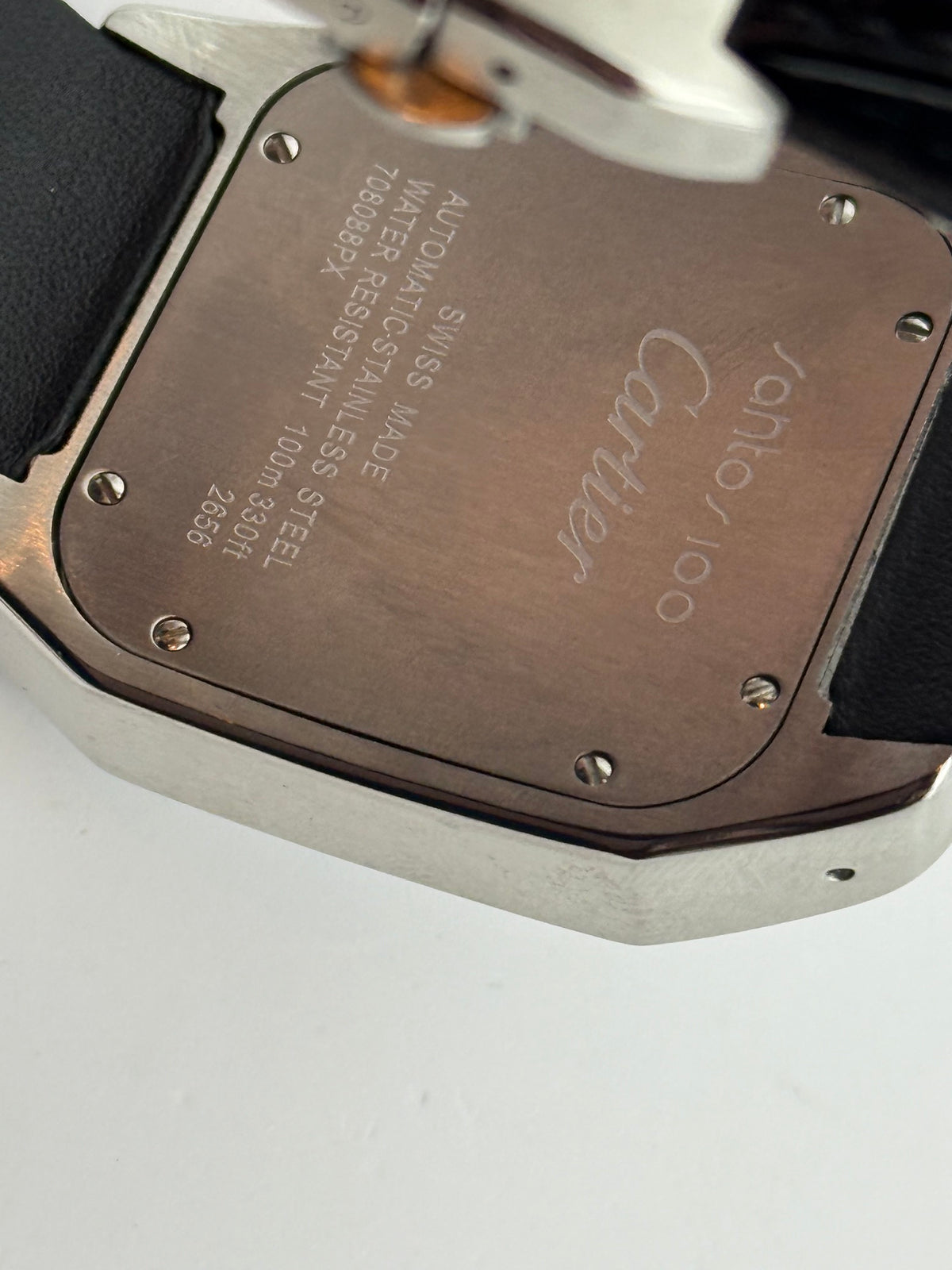 Cartier Santos 100  38 mm Professionally restored