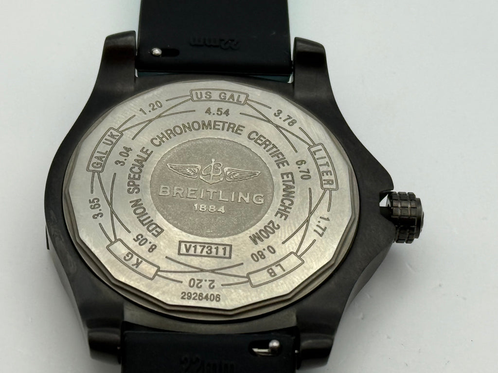 Breitling Avenger Blackbird 44 V17311 Original back case