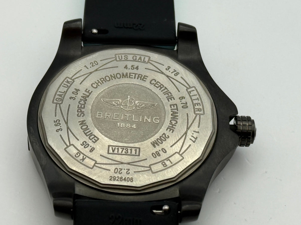 Breitling Avenger Blackbird 44 V17311 Original back case