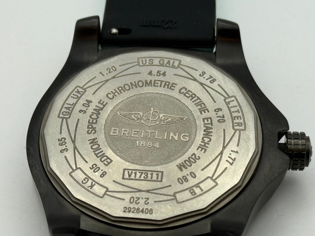 Breitling Avenger Blackbird 44 V17311 Original back case
