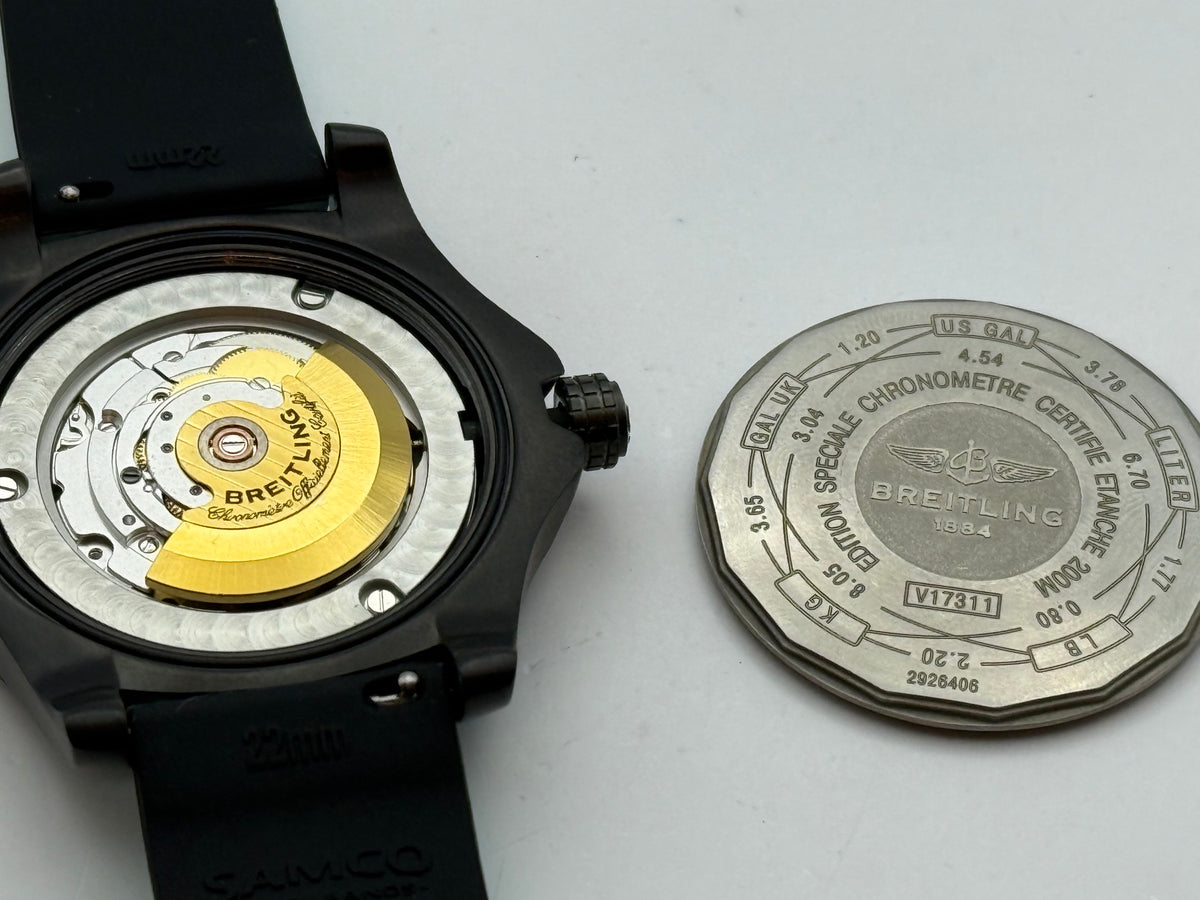 Breitling Avenger Blackbird 44 V17311 Original back case