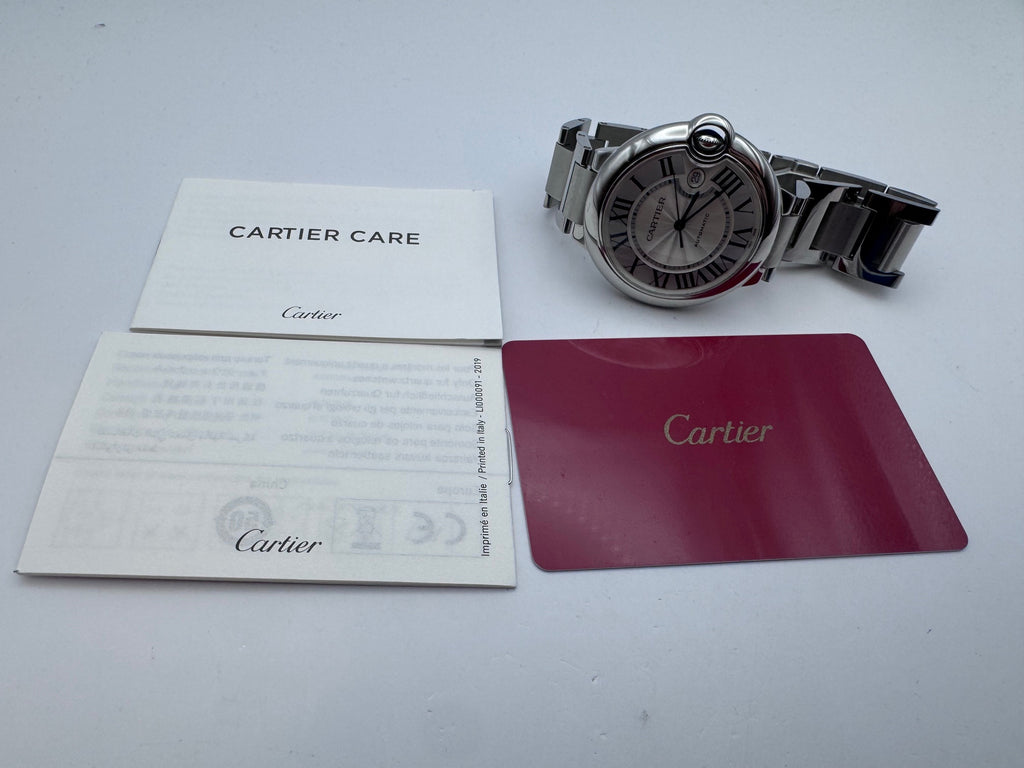 Cartier Ballon Bleu 42 mm W69012Z4 Professionally restored