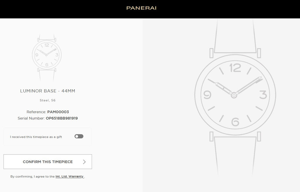 Panerai PAM 00003 Luminor Marina Professionally Restored Watch