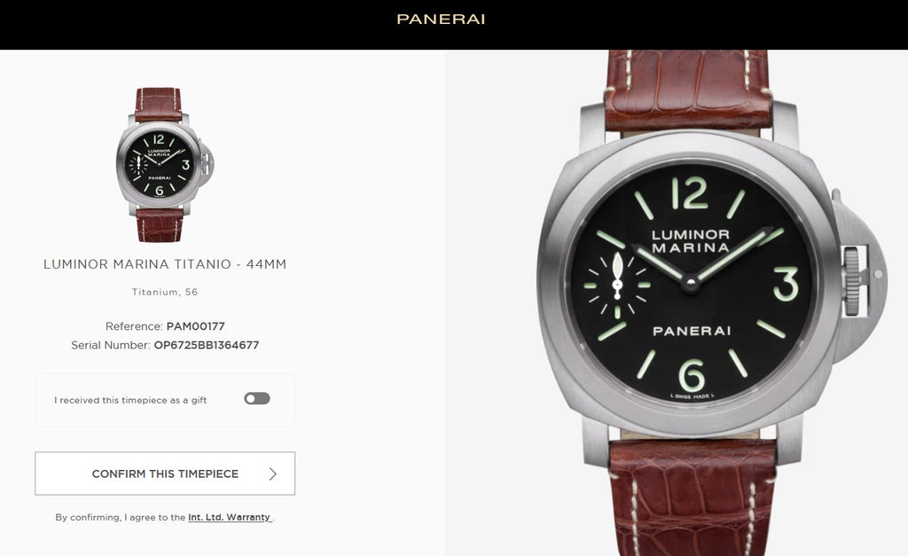 Panerai PAM 00177 Luminor Marina Professionally Restored Watch